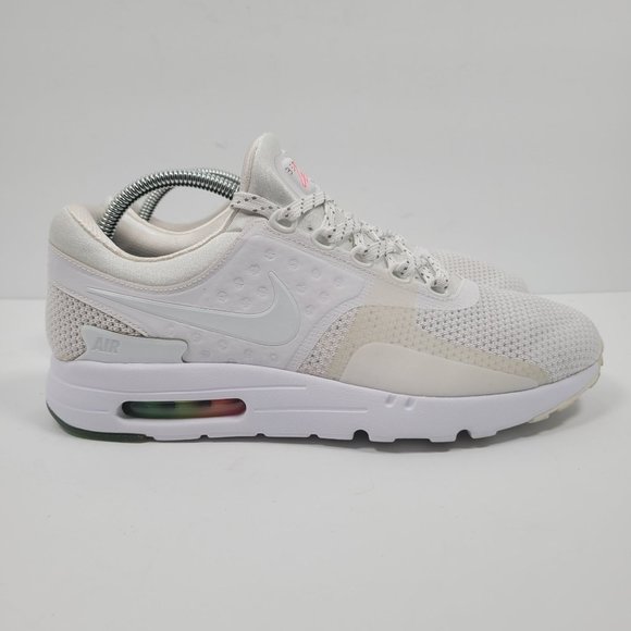 Nike Air Max Zero Be True Other - Nike Air Max Zero Be True 2016 Men's White Shoes 789695-101 US Size 9.5